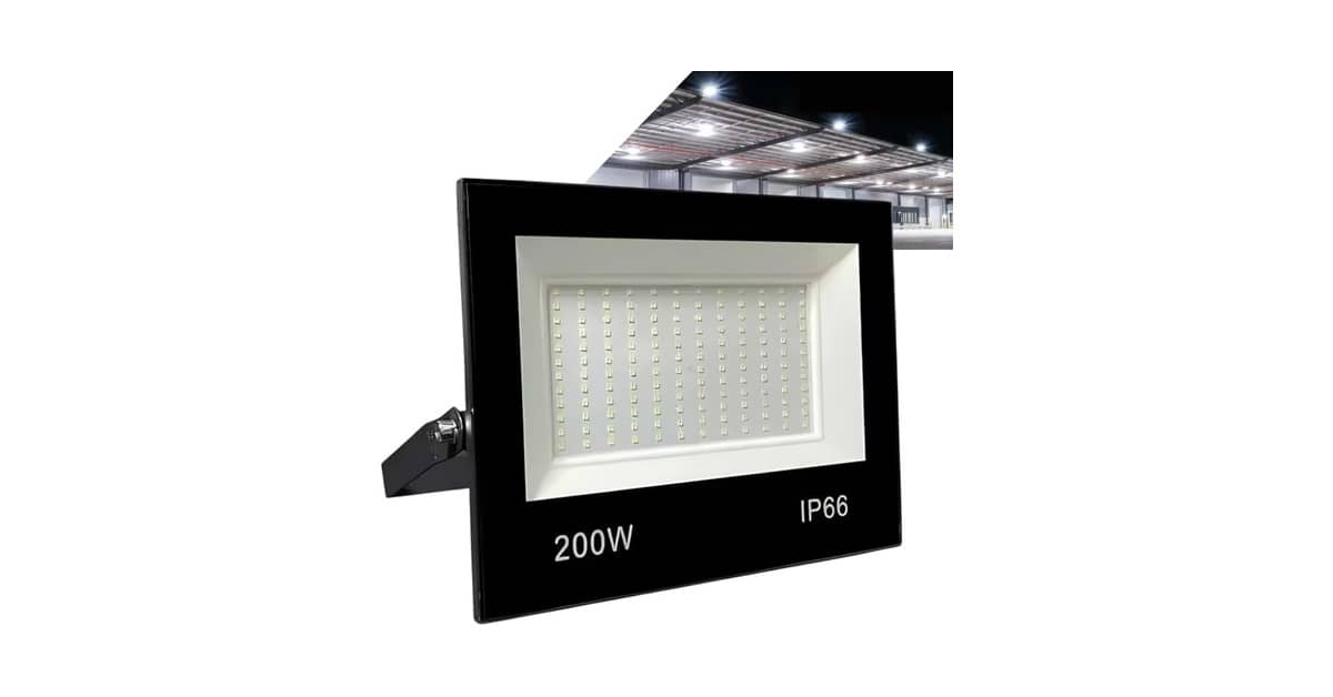 Qual Melhor refletor led 200w? Top 10 Mais Fortes
