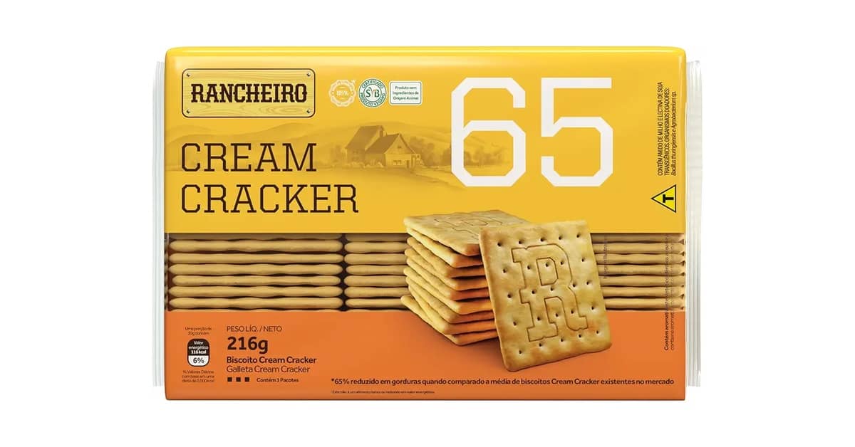 Qual o biscoito cream cracker mais saudável? Guia