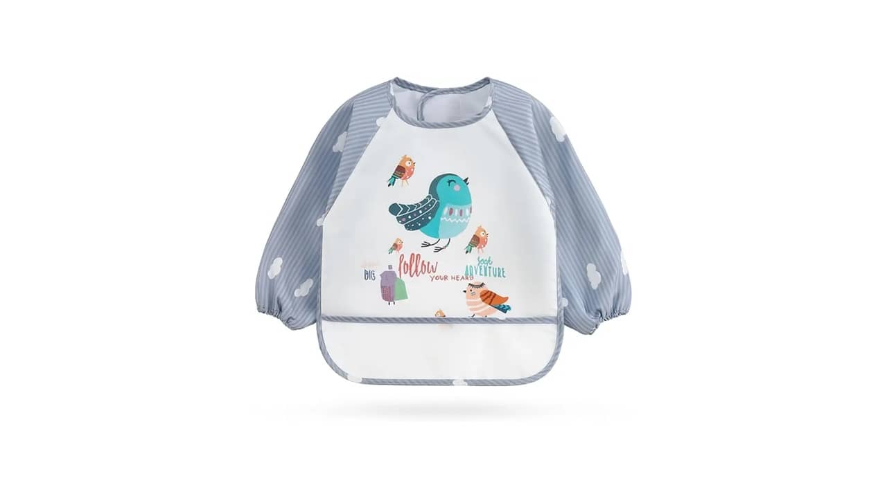 Qual o Melhor Babador de Manga Longa: 10 Opções Impermeáveis