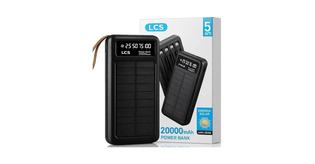 Qual o Melhor carregador solar para celular para Camping?