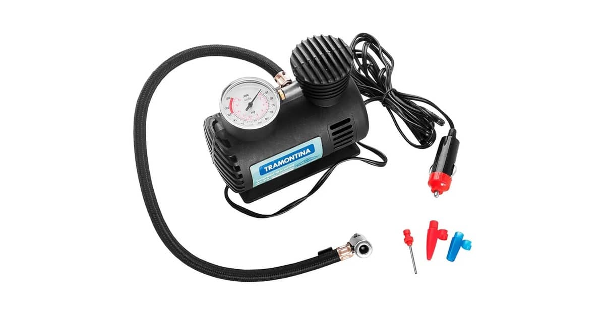 Qual o Melhor compressor de ar portátil para carros: Top 10