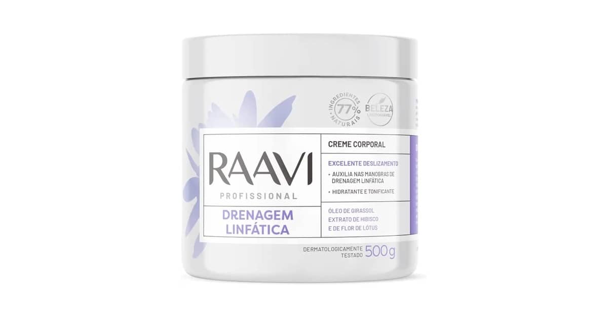 Qual o Melhor creme para drenagem linfática? Top 10 Eficazes