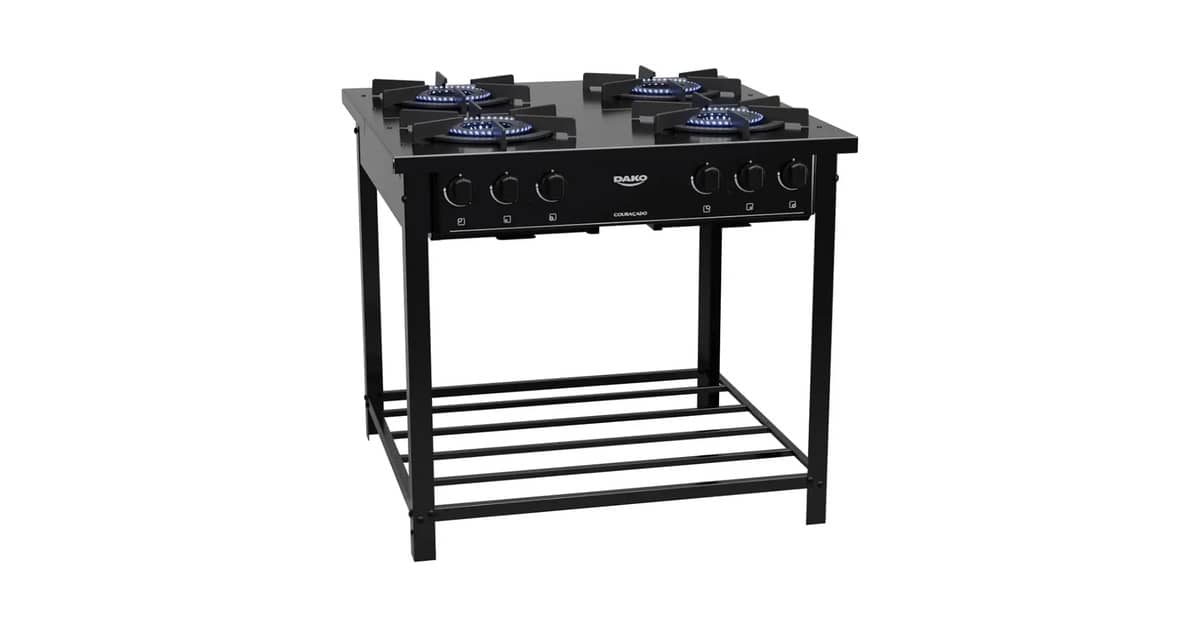 Qual o Melhor Fogão Industrial 4 Bocas com Forno Dako: Análise Detalhada