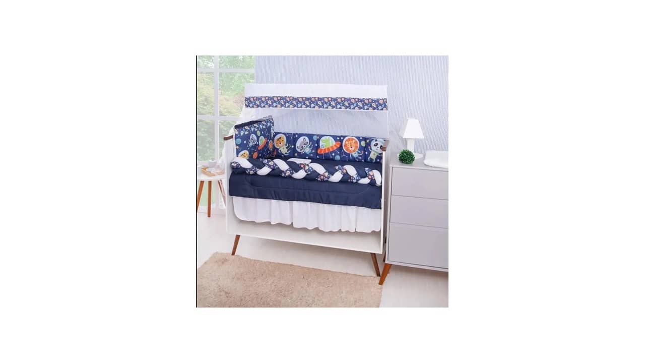 Qual o Melhor Kit Berço Trança Moderno: 10 Modelos