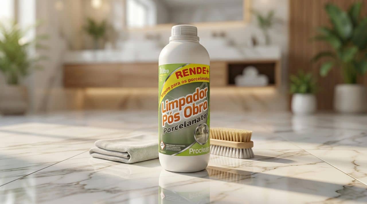 Qual o Melhor produto para limpar porcelanato pós obra? 10 Eficazes