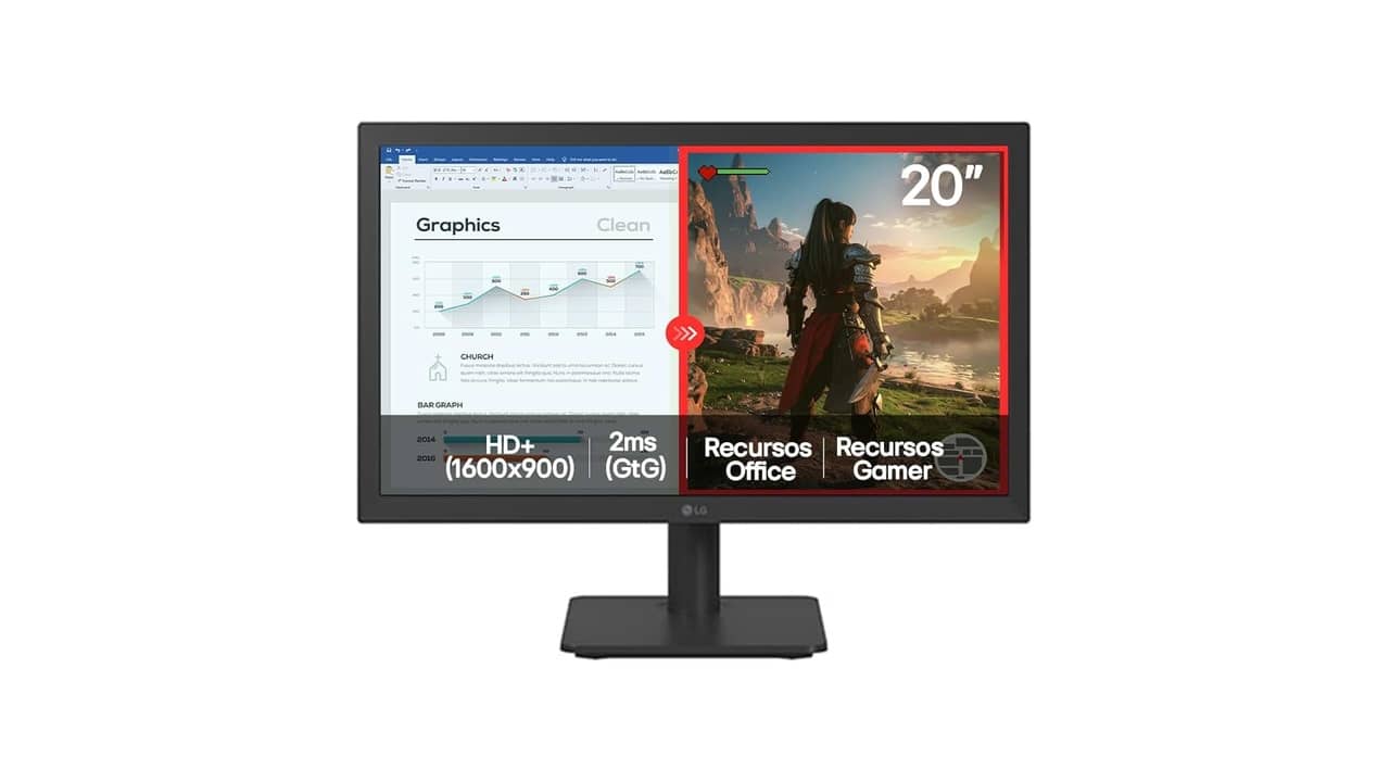 Qual o monitor para home office com maior conforto visual? 8 Melhores