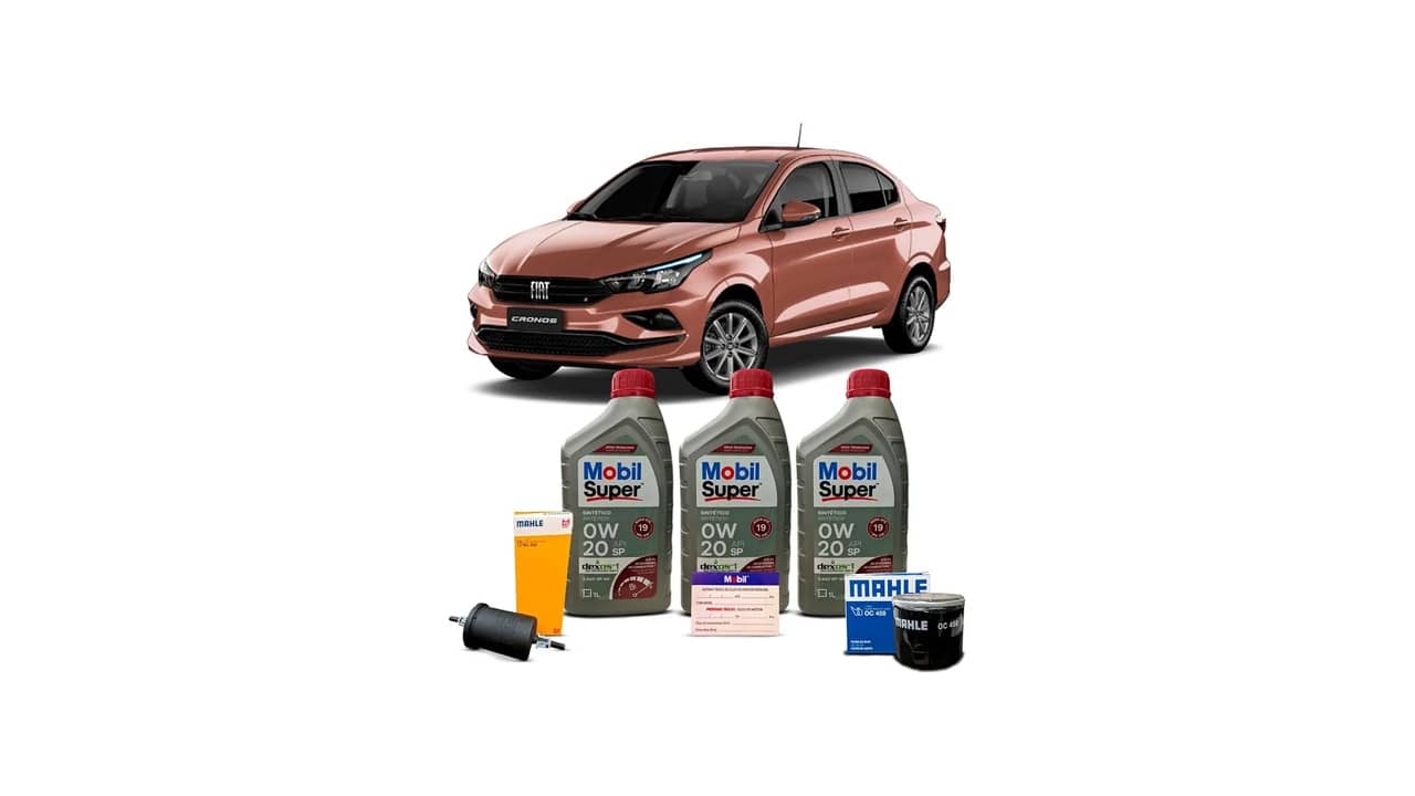 Qual Óleo Usar no Fiat Cronos: 8 Melhores Kits 0W20