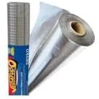 MANTA TERMICA DUPLA FACE PARA TELHADO COM 25 M2 IMPERMEAVÉL, ROLO ISOLANTE SOBRE TELHADO DRYKOFOIL