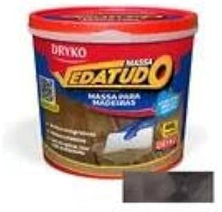 Massa para madeira reparo e calafetação 400 g - Vedatudo - Dryko (Branco)