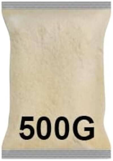 Gelatina em Pó Pura 500g Incolor 240 Bloom – Qualidade Premium para Suas Receitas.