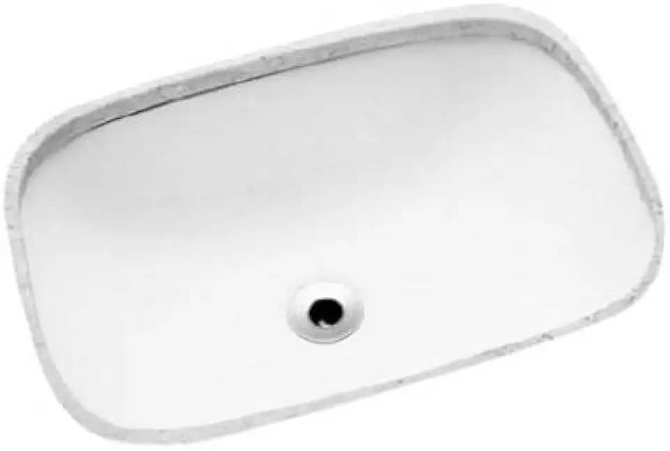 Cuba de Embutir para Banheiro 50,5X36,5cm Retangular Branco - Celite