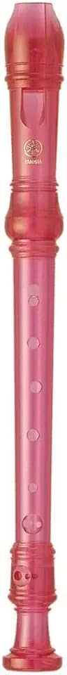 Flauta Doce Soprano Germânica Em C YRS-20G Rosa Yamaha