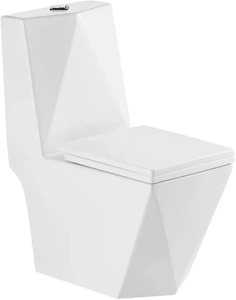 Vaso Sanitário Monobloco Completo Diamante - Caixa Acoplada branca