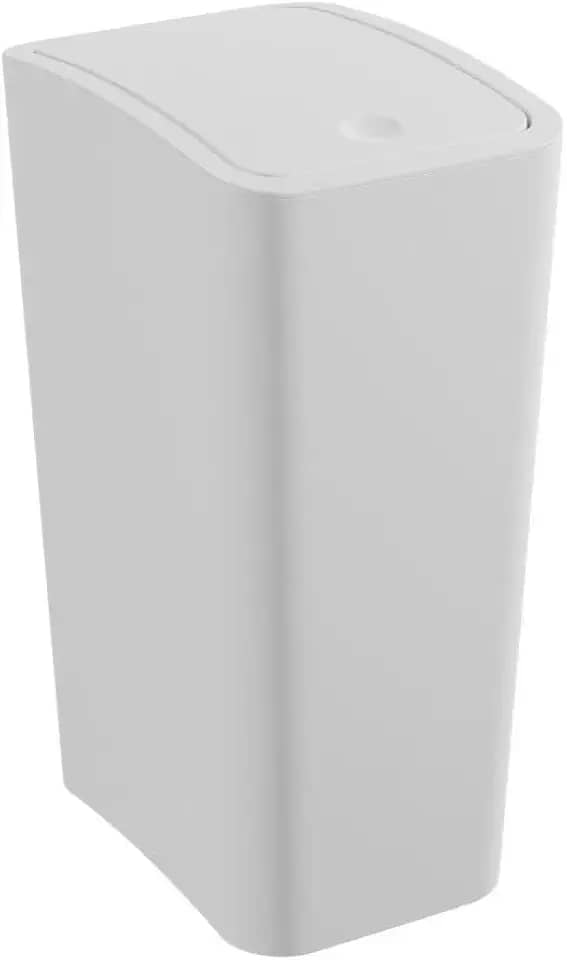 Lixeira com Tampa Click 8 litros Branco Astra