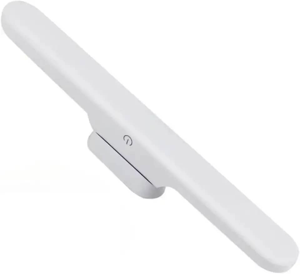 Luminária de LED Magnética Barra Spot Lâmpada Recarregável Sem Fio USB - Ilumina Qualquer ambiente Quarto Cozinha Sala Banheiro - Ajustável em 3 cores Branco quente, Neutro e Frio