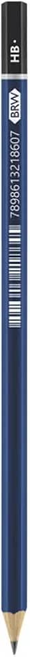 Lápis Preto Técnico HB Sextavado com 12 Unidades, BRW