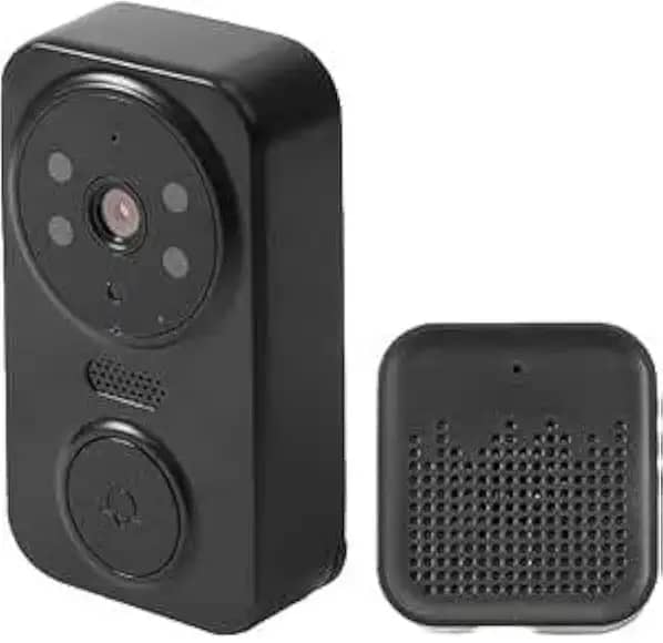 Camera Campainhas De Vídeo Doorbell,Campainha Visual HD Inteligente, Campainha De Vídeo Porteiro Sem Fio Wi-Fi Remoto Para Monitoramento De Celular Com A