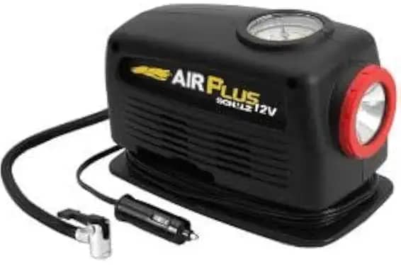Compressor De Ar Elétrico Automotivo Schulz Air Plus 12v Lanterna 120w Maní´metro Sem í leo Portátil