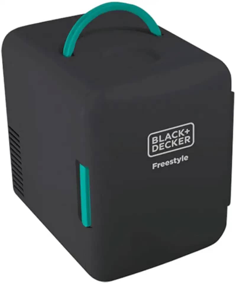 BLACK+DECKER Mini Refrigerador FreeStyle, Mini Geladeira com Função de Aquecer e Refrigerar, com Porta Copos, Modelo MR60, 110V
