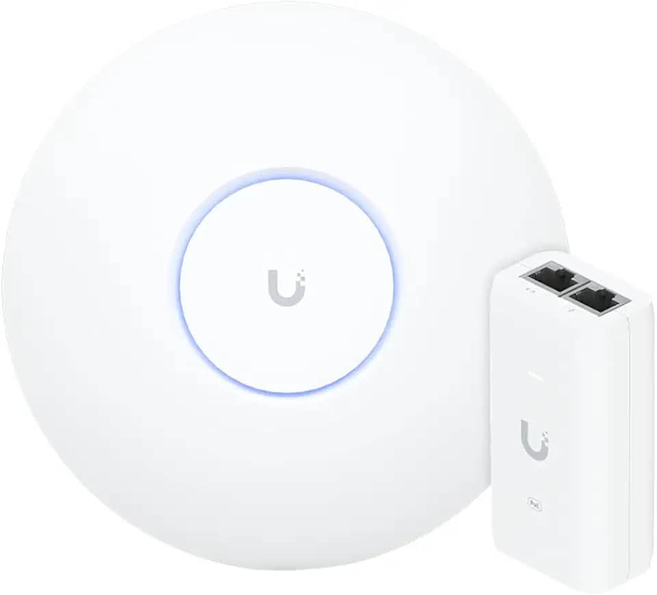 Roteador Wifi 6 U6+ Ubiquiti 3.0 Gbps Com Fonte PoE 48V 15W | Access Point + Injetor PoE