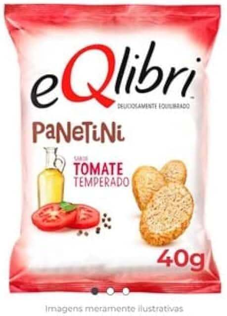 Salgadinho eQlibri Panetini Tomate Temperado 40g