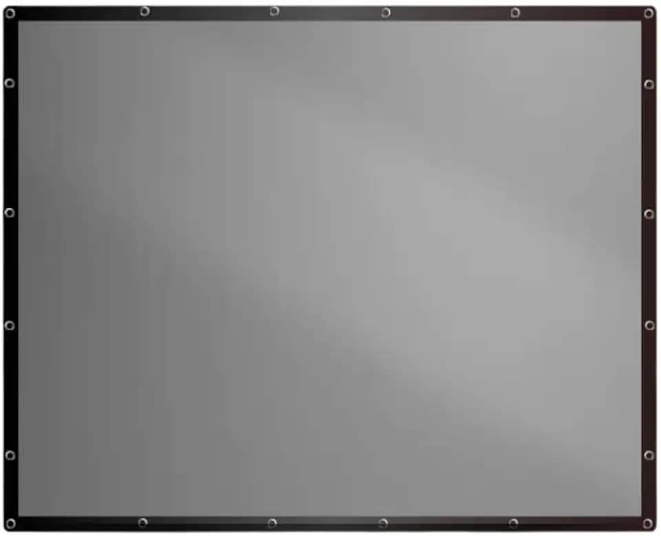 Tela de projeção dobrável e reflexiva, 120 polegadas, 265x145mm, com ganchos