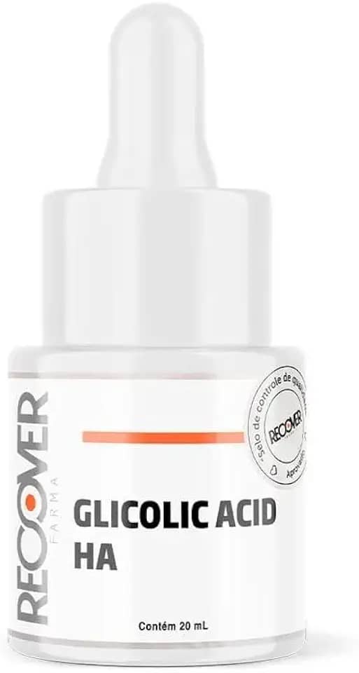 Sérum Glicolic Acid HA (Ácido Glicólico + Ácido Hialurônico) 20mL - Recover Farma