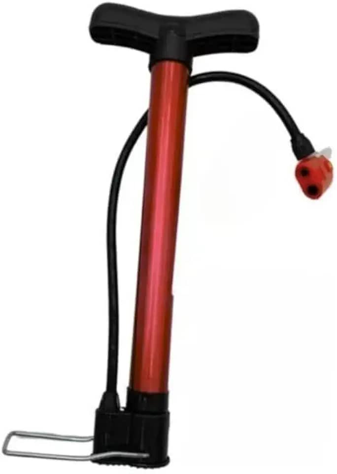 Bomba de Ar Manual Multiuso para Pneu, Bola e Bicicleta – Alta Pressão, Leve, Portátil, Bico Universal para Moto, Bike, Balão e Mais