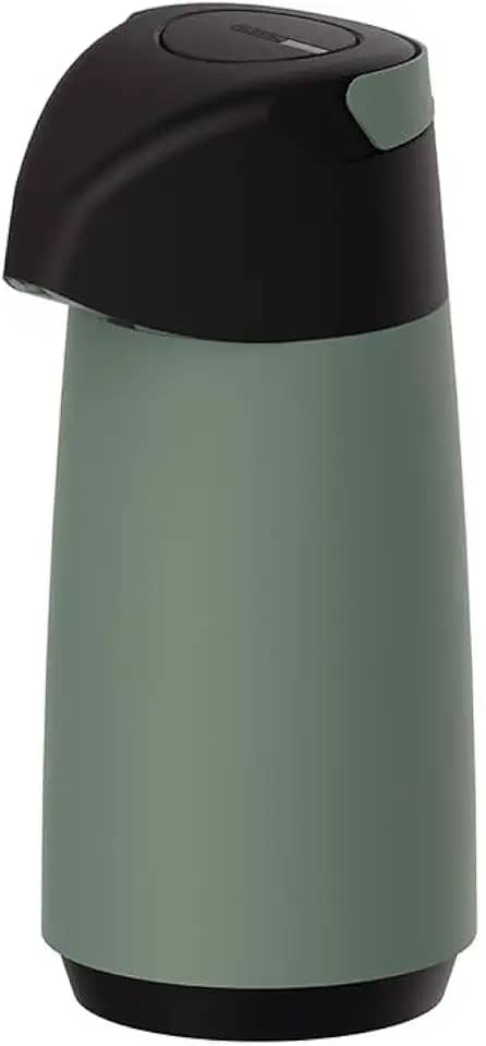 Garrafa Térmica Tramontina Exata em Plástico Verde com Ampola de Vidro 1 L