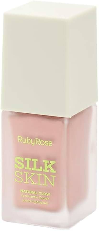 Iluminador Líquido Natural Glow Silk Skin cor Radiant Pink - Ruby Rose