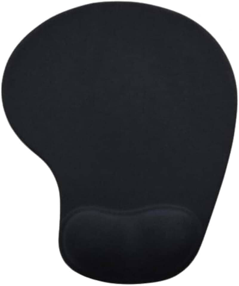 Mouse Pad Ergonômico com Apoio de Punho em Gel, Reduz a Tensão na Mão, Antiderrapante, Minimalista, Escritório, Gamer, Trabalho, Linha Super Premium
