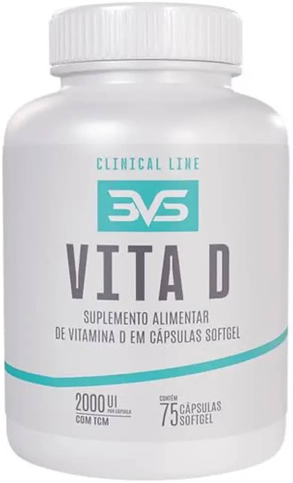 3VS Nutrition Vitamina D3 2000ui - 50 mcg | 75 Cápsulas Softgel