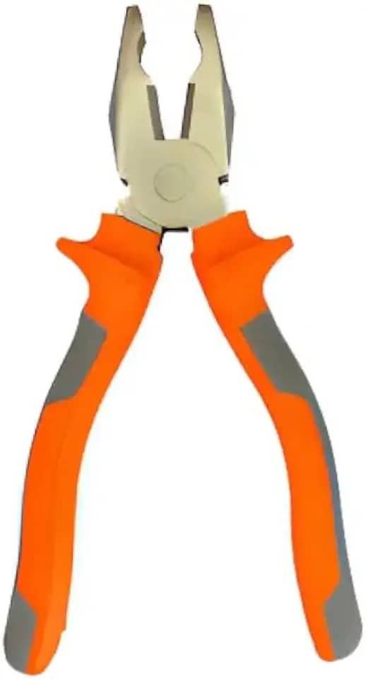 Alicate Universal Nickel 8" (200 mm) – Alicate Multifuncional em Aço Niquelado com Cabo de Dupla Injeção