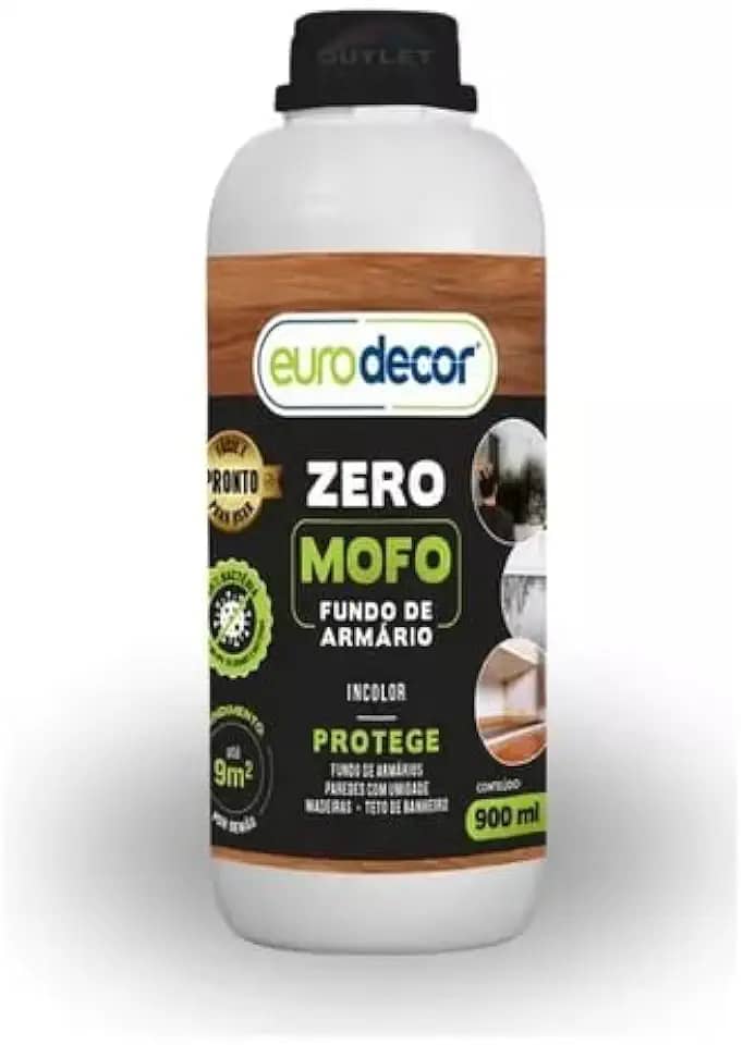 Anti mofo Verniz Zero bolor Eurodecor 1L