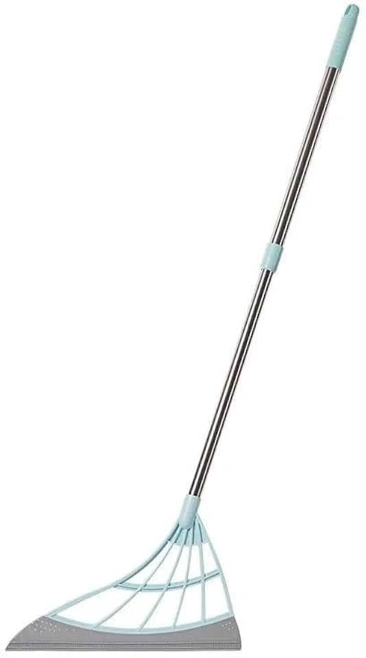 Vassoura Mágica Rodo Tira Pelo Limpa Vidro Seca Bem Silicone 90cm para Piso, Box de Banheiro, Vidro e Carro (aleatório)