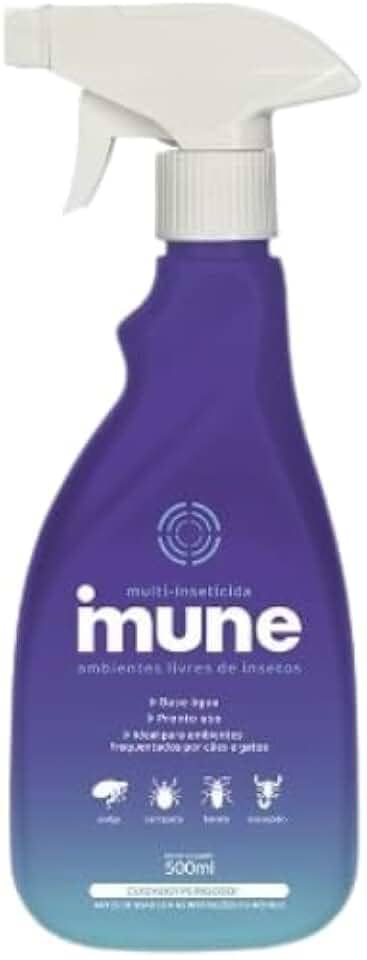 Imune Único Multi-inseticida Para Ambientes Com Pets Spray 500ml