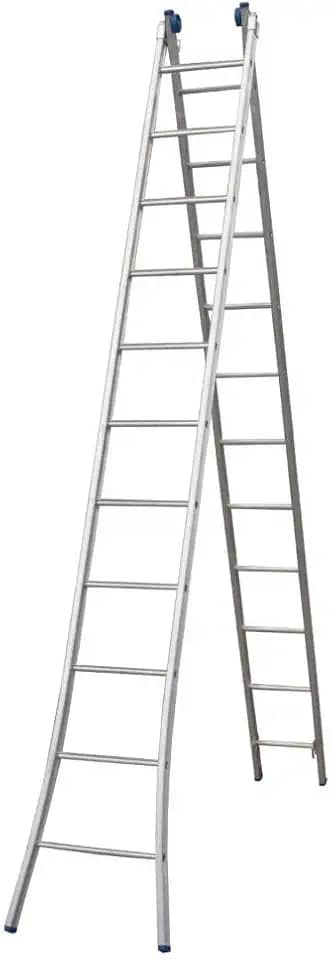 Escada Profissional Articulada e Extensivel 11 Degraus 2X11 em Aluminio Capacidade 120kg