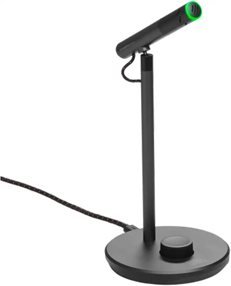 JBL, Microfone Com Fio, Quantum Stream Talk, Com Luz LED - Preto