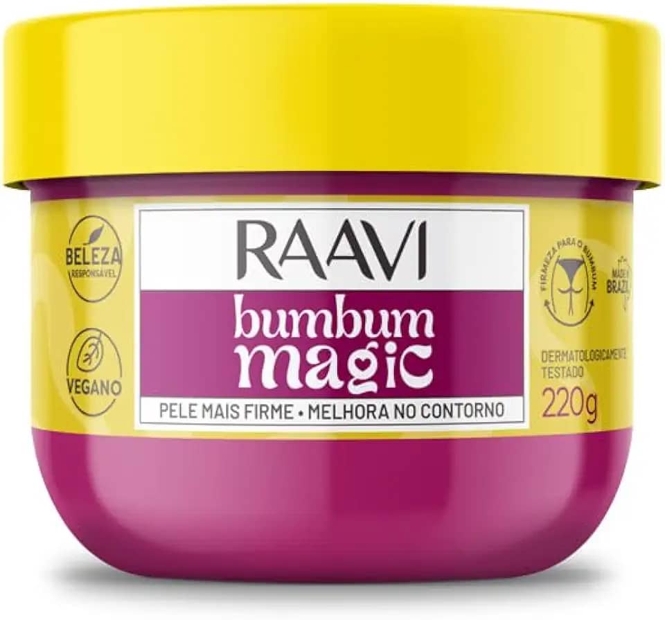 Raavi - Creme Firmador Bumbum Magic 220g