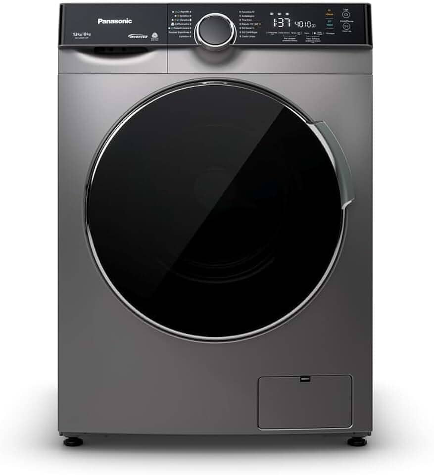 Panasonic Lava e Seca Panasonic Intuitive+ 13kg/8kg Max Wash Função Vapor+ Antialérgico - NA-S26MK1LBR