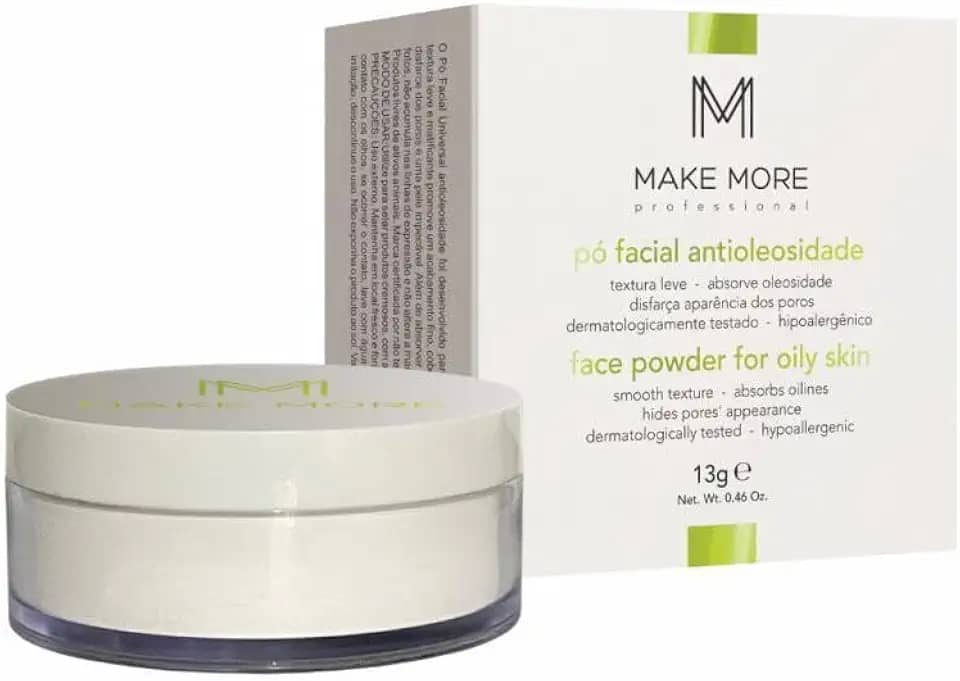 Make More - Pó Facial Antioleosidade 13G