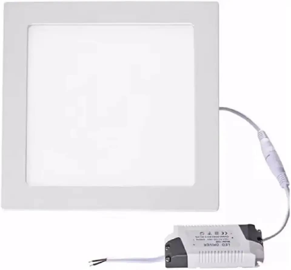 Plafon 25W Luminária Embutir LED Painel QUADRADO Slim Branco Frio 6500K