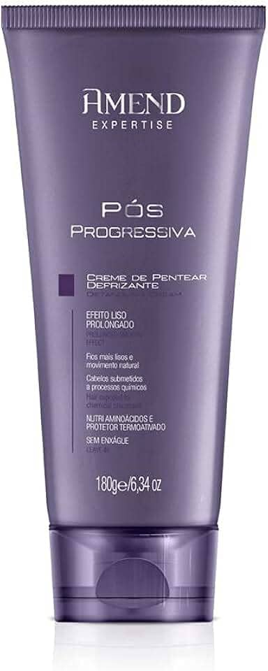 Amend Creme De Pentear Defrizante Pós Progressiva 180 G