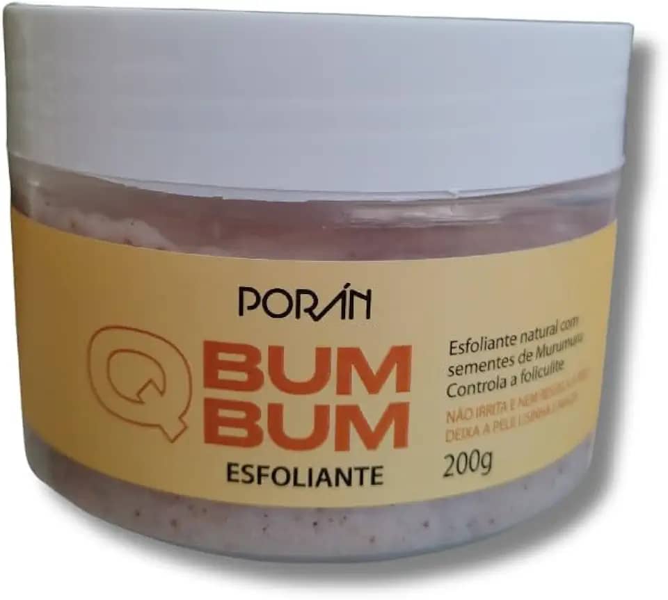 Porán Esfoliante QBumBum, 200g, Controle de Foliculite