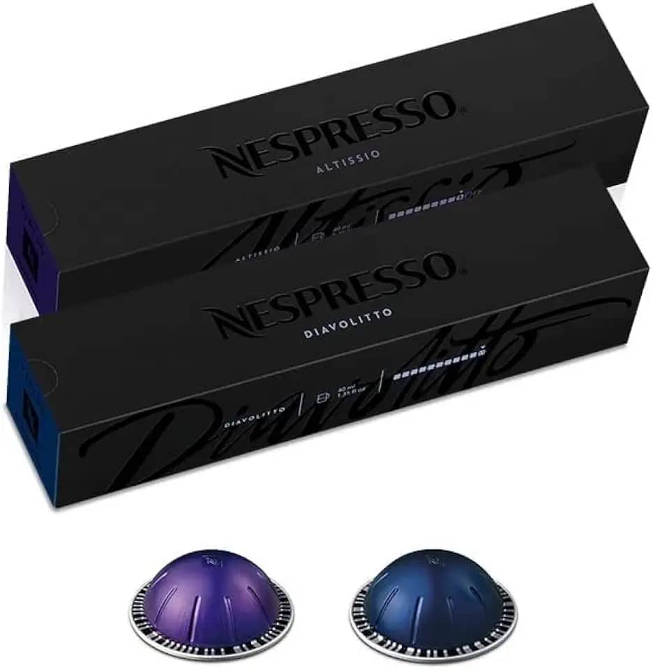 Cápsulas de Café Nespresso Vertuo Espressos - 20 Cápsulas