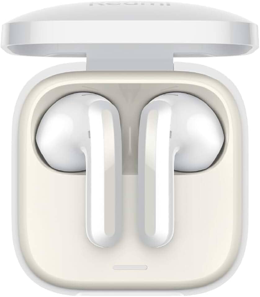 Xiaomi Redmi Buds 6 Active, Fones de Ouvido Sem Fio, Versão Global (Branco)