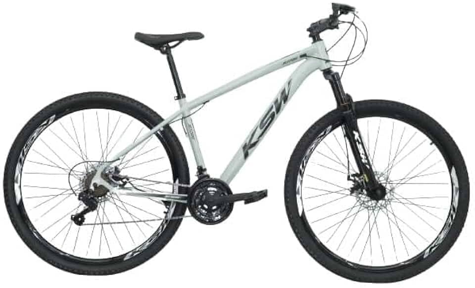 Bicicleta Bike Aro 29 KSX E KSW XLT 200 MTB Alumínio 24V Marchas Rapid Fire - Cabeamento Superior Interno