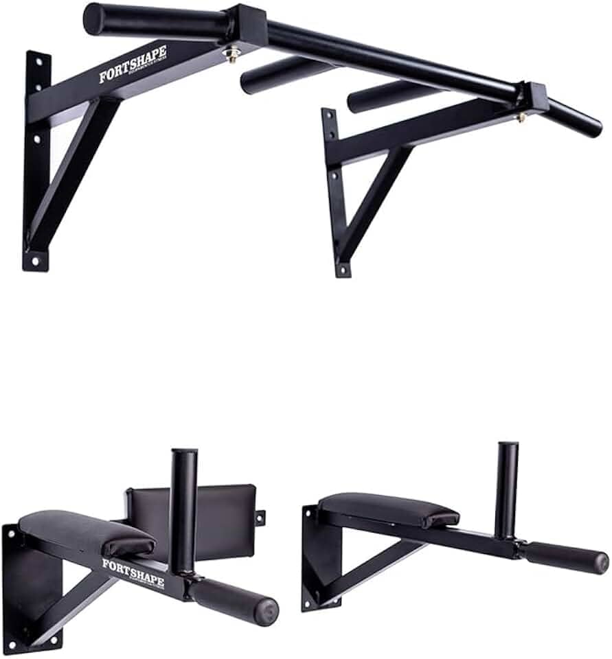 Barra Fixa de Parede + Paralela com encosto