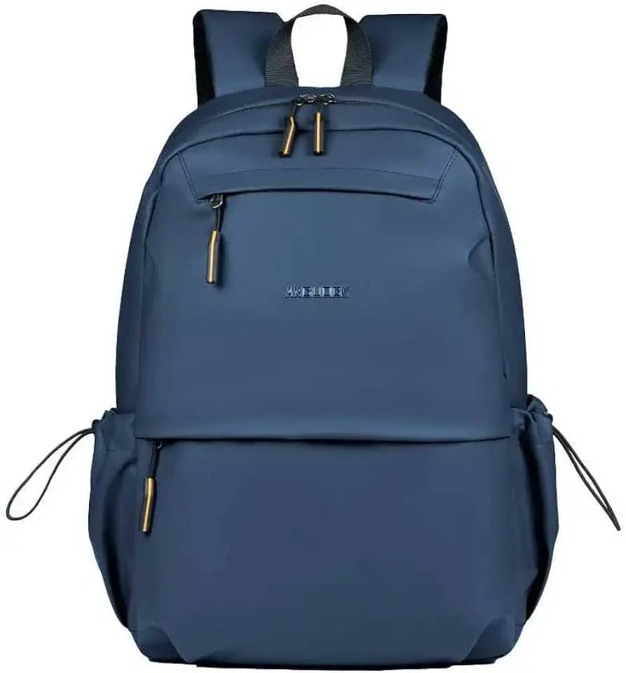 Vopoo - Mochila Impermeável emborrachada Unisex para Notebook, Design Minimalista, Ideal para Escola, Viagem e Trabalho
