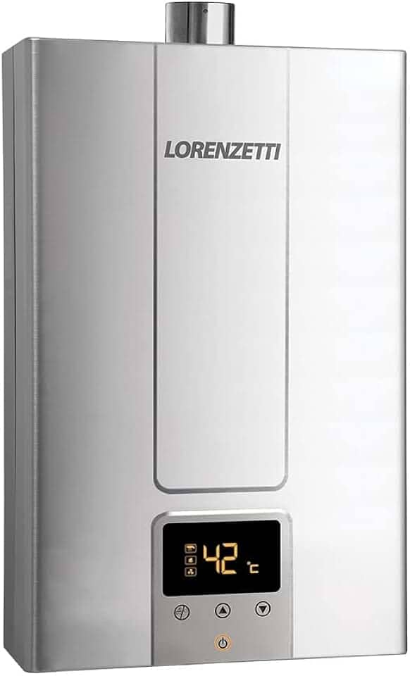 LORENZETTI Aquecedor de Água a Gás LZ 1600 DE-I GN Digital 15 L/Min, INOX